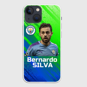 Чехол для iPhone 13 mini с принтом Silva Bernardo Манчестер Сити в Новосибирске,  |  | manchester city | бернарду силва | манчестер сити | сборная португалии | футбол | футболист