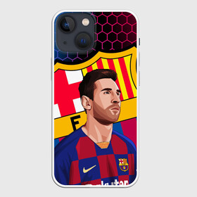 Чехол для iPhone 13 mini с принтом ЛИОНЕЛЬ МЕССИ   BARCELONA в Новосибирске,  |  | argentina | barcelona | football | lionel andrs messi | sport | uefa | аргентина | барселона | лионель месси | спорт | уефа. | футбол