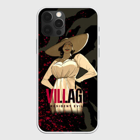 Чехол для iPhone 12 Pro с принтом Resident Evil Village Blood в Новосибирске, силикон | область печати: задняя сторона чехла, без боковых панелей | 8 | blood | dimitresku | games | horror | new | resident evil | umbrella | vampire | village | вампир | деревня | димитреску | игра | кровь | лого | надпись | обитель зла | резидент | хоррор | щупальца | эвил