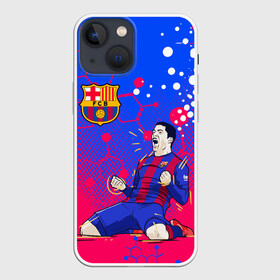 Чехол для iPhone 13 mini с принтом ЛУИС СУАРЕС   БАРСЕЛОНА в Новосибирске,  |  | barcelona | football | luis suarez | sport | uefa | барселона | луис суарес | спорт | уефа. | футбол