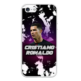 Чехол для iPhone 5/5S матовый с принтом Cristiano Ronaldo в Новосибирске, Силикон | Область печати: задняя сторона чехла, без боковых панелей | cristiano | cristiano ronaldo | ronaldo | криштиану роналду | криштиану роналду душ сантуш авейру | португалия | ювентус