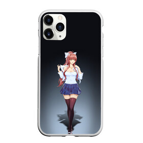 Чехол для iPhone 11 Pro матовый с принтом Doki Doki Literature Club Monika (Z) в Новосибирске, Силикон |  | doki doki | doki doki literature club | monika | natsuki | sayori | team salvato | yuri | доки | доки доки | литературный клуб | моника | нацуки | саёри | тук тук | юри