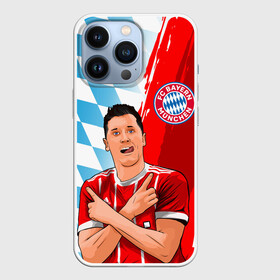 Чехол для iPhone 13 Pro с принтом РОБЕРТ ЛЕВАНДОВСКИ   БАВАРИЯ в Новосибирске,  |  | fc bayern | football | robert lewandowski | sport | бавария | мюнхен | роберт левандовски | сборная польши. | спорт | футбол