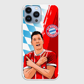 Чехол для iPhone 13 Pro Max с принтом РОБЕРТ ЛЕВАНДОВСКИ   БАВАРИЯ в Новосибирске,  |  | fc bayern | football | robert lewandowski | sport | бавария | мюнхен | роберт левандовски | сборная польши. | спорт | футбол