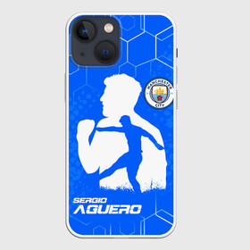 Чехол для iPhone 13 mini с принтом СЕРХИО АГУЭРО   МАНЧЕСТЕР СИТИ в Новосибирске,  |  | football | manchester city | sergio leonel aguero del castillo | sport | манчестер сити | сборная аргентины. | спорт | футбол