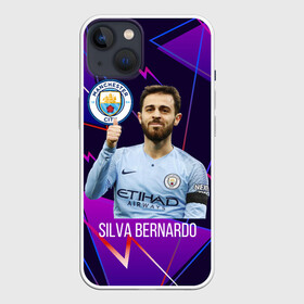 Чехол для iPhone 13 с принтом Silva Bernardo Манчестер Сити в Новосибирске,  |  | manchester city | бернарду силва | манчестер сити | сборная португалии | футбол | футболист