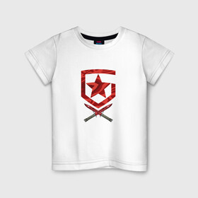 Детская футболка хлопок с принтом Gambit Gaming Slaughter 2021 22 (Убийство) в Новосибирске, 100% хлопок | круглый вырез горловины, полуприлегающий силуэт, длина до линии бедер | Тематика изображения на принте: 0x000000123 | csgo | gambit | red machine | гамбит | красная машина | ксго