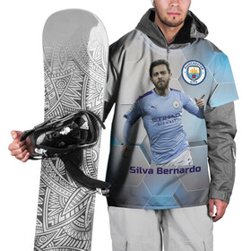 Накидка на куртку 3D с принтом Silva Bernardo Манчестер Сити в Новосибирске, 100% полиэстер |  | Тематика изображения на принте: manchester city | бернарду силва | манчестер сити | сборная португалии | футбол | футболист