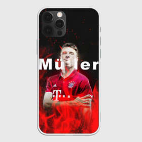 Чехол для iPhone 12 Pro с принтом ТОМАС МЮЛЛЕР / THOMAS MULLER в Новосибирске, силикон | область печати: задняя сторона чехла, без боковых панелей | bayern | football | sport | thomas muller | uefa. | бавария | спорт | томас мюллер | уефа | футбол