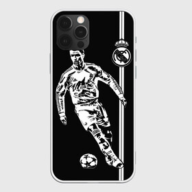 Чехол для iPhone 12 Pro Max с принтом Криштиану Роналду в Новосибирске, Силикон |  | cristiano ronaldo | fc real madrid | криштиану роналду | фк реал мадрид | футбол | футболист