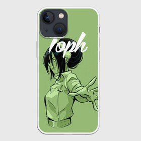 Чехол для iPhone 13 mini с принтом Toph в Новосибирске,  |  | aang | appa | avatar | avatar the last airbender | azula | iroh | katara | momo | sokka | toph | zuko | аанг | аватар | аватар легенда об аанге | азула | дядя айро | зуко | катара | сокка | тоф