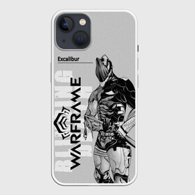 Чехол для iPhone 13 с принтом Excalibur в Новосибирске,  |  | excalibur | game | games | inaros | ivara | logo | lotus | nezha | rhino | saryn | stalker | symbol | tenno | trinity | warframe | варфрейм | игра | игры | лого | лотос | раса | символ | сталкер | тэнно | экзоскелет