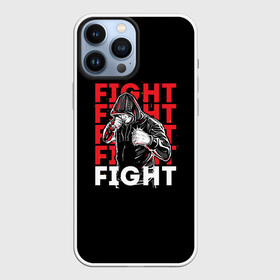 Чехол для iPhone 13 Pro Max с принтом FIGHT в Новосибирске,  |  | boxing | fight club | mma | ufc | боевые искусства | боец | бои | бойцовский клуб | бокс | боксёр | борьба | воин | единоборства | кикбоксинг | майк тайсон | мма | муай тай | мухаммед али | рукопашный бой | сила