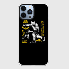 Чехол для iPhone 13 Pro Max с принтом BOXING в Новосибирске,  |  | boxing | fight club | mma | ufc | боевые искусства | боец | бои | бойцовский клуб | бокс | боксёр | борьба | воин | единоборства | кикбоксинг | майк тайсон | мма | муай тай | мухаммед али | рукопашный бой | сила