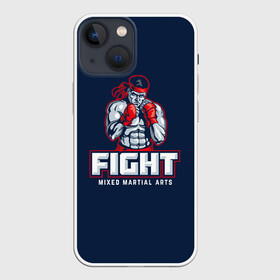 Чехол для iPhone 13 mini с принтом Боксёр в Новосибирске,  |  | boxing | fight club | mma | ufc | боевые искусства | боец | бои | бойцовский клуб | бокс | боксёр | борьба | воин | единоборства | кикбоксинг | майк тайсон | мма | муай тай | мухаммед али | рукопашный бой | сила
