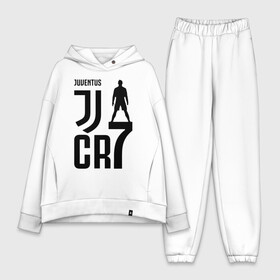 Женский костюм хлопок Oversize с принтом Juventus CR7 Cristiano Ronaldo в Новосибирске,  |  | 7 | champion | cr7 | cristiano ronaldo | fifa | football | football club | juventus | soccer | uefa | игра | криштиану роналду | лига чемпионов | реал мадрид | сборная португалии | спорт | уефа | фифа | фк | футбол | футболь