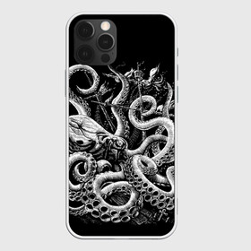 Чехол для iPhone 12 Pro Max с принтом Кракен Монстр в Новосибирске, Силикон |  | animal | beast | kraken | monster | ocean | octopus | sea | ship | water | вода | животные | звери | корабль | кракен | монстр | море | океан | осьминог | рыбы | щупальца