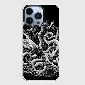 Чехол для iPhone 13 Pro с принтом Кракен Монстр в Новосибирске,  |  | animal | beast | kraken | monster | ocean | octopus | sea | ship | water | вода | животные | звери | корабль | кракен | монстр | море | океан | осьминог | рыбы | щупальца