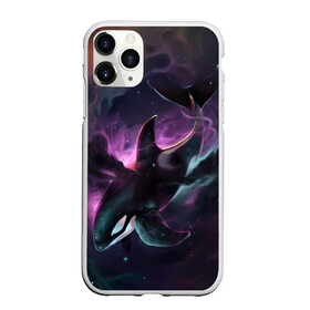 Чехол для iPhone 11 Pro Max матовый с принтом касатка в Новосибирске, Силикон |  | Тематика изображения на принте: orca | sea | sea animal | дельфин | касатка | кит | космос | море | океан | рисунок кита