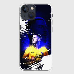 Чехол для iPhone 13 mini с принтом ЭДЕН АЗАР   EDEN HAZARD в Новосибирске,  |  | chelsea | eden michael hazard | football | real madrid | sport | uefa | реал мадрид | сборная бельгии. | спорт | уефа | футбол | хазард | челси | эден азар