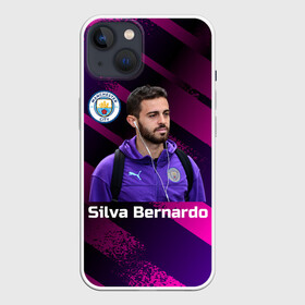 Чехол для iPhone 13 с принтом Silva Bernardo Манчестер Сити в Новосибирске,  |  | manchester city | бернарду силва | манчестер сити | сборная португалии | футбол | футболист