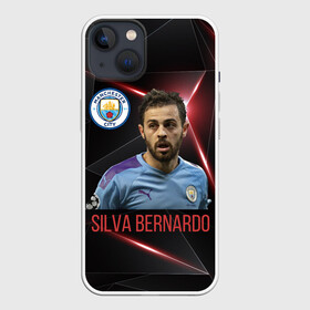 Чехол для iPhone 13 с принтом Silva Bernardo Манчестер Сити в Новосибирске,  |  | manchester city | бернарду силва | манчестер сити | сборная португалии | футбол | футболист