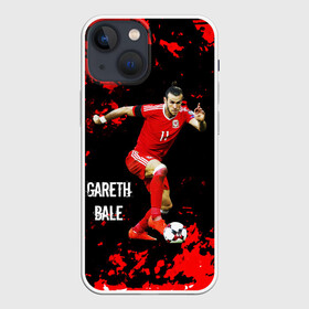 Чехол для iPhone 13 mini с принтом Бэйл Гарет в Новосибирске,  |  | fly emirates | football | gareth bale | real madrid | sport | tottenham | гарет бэйл | гол | известные личности | испания | мужчинам | мяч | реал мадрид | спорт | спортсмены | тоттенхэм хотспур | уэльс | футболист | хобб