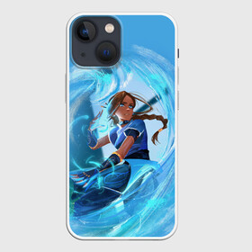 Чехол для iPhone 13 mini с принтом Katara в Новосибирске,  |  | aang | appa | avatar | avatar the last airbender | azula | iroh | katara | momo | sokka | toph | zuko | аанг | аватар | аватар легенда об аанге | азула | дядя айро | зуко | катара | сокка | тоф