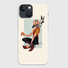 Чехол для iPhone 13 mini с принтом Aang avatar в Новосибирске,  |  | aang | appa | avatar | avatar the last airbender | azula | iroh | katara | momo | sokka | toph | zuko | аанг | аватар | аватар легенда об аанге | азула | дядя айро | зуко | катара | сокка | тоф