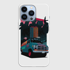 Чехол для iPhone 13 Pro с принтом Hotline Florida 1991 3D в Новосибирске,  |  | florida | hotline | hotline miami | грузовик | гусь | звери | зебра | медведь | надписи | розовый | тигр