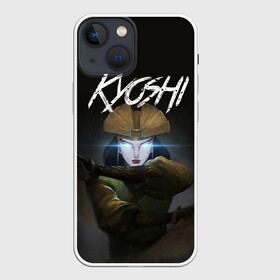 Чехол для iPhone 13 mini с принтом Kyoshi в Новосибирске,  |  | aang | appa | avatar | avatar the last airbender | azula | iroh | katara | momo | sokka | toph | zuko | аанг | аватар | аватар легенда об аанге | азула | дядя айро | зуко | катара | сокка | тоф