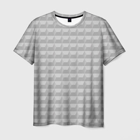 Мужская футболка 3D с принтом Советский забор в Новосибирске, 100% полиэфир | прямой крой, круглый вырез горловины, длина до линии бедер | Тематика изображения на принте: архитектура | бетон | брутализм | геометрия | забор | застройка | ссср | урбанист
