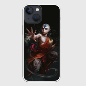 Чехол для iPhone 13 mini с принтом Аанг Аватар в Новосибирске,  |  | aang | appa | avatar | avatar the last airbender | azula | iroh | katara | momo | sokka | toph | zuko | аанг | аватар | аватар легенда об аанге | азула | дядя айро | зуко | катара | сокка | тоф