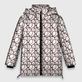 Женская зимняя куртка Oversize с принтом Бейсбольные Мячи в Новосибирске, верх — 100% полиэстер; подкладка — 100% полиэстер; утеплитель — 100% полиэстер | длина ниже бедра, силуэт Оверсайз. Есть воротник-стойка, отстегивающийся капюшон и ветрозащитная планка. 

Боковые карманы с листочкой на кнопках и внутренний карман на молнии | a game | ball | baseball | baseball championship | baseball club | baseball league | bat | competition | sport | team | бейсбол | бейсбольная лига | бейсбольный клуб | бита | игра | мяч | соревнования | спорт | чемпионат по бейсболу
