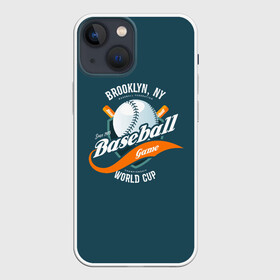 Чехол для iPhone 13 mini с принтом Бейсбол в Новосибирске,  |  | a game | ball | baseball | baseball championship | baseball club | baseball league | bat | competition | sport | team | бейсбол | бейсбольная бита | бейсбольная лига | бейсбольный клуб | бита | игра | мяч | соревнования | спорт | чемпионат по бе