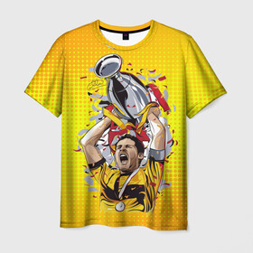 Мужская футболка 3D с принтом  Iker Casillas в Новосибирске, 100% полиэфир | прямой крой, круглый вырез горловины, длина до линии бедер | casillas | football | iker | iker casillas | porto | real | real madrid | vdkarsvet | икер | икер касильяс | касильяс | потру | реал | реал мадрид | футбол