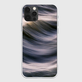 Чехол для iPhone 12 Pro Max с принтом Море волнуется в Новосибирске, Силикон |  | вода | волны | море | морская волна | океан | цвет заката