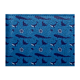 Обложка для студенческого билета с принтом Подводный мир в Новосибирске, натуральная кожа | Размер: 11*8 см; Печать на всей внешней стороне | whale | акулы | кит | киты | медуза | медузы | море | морские | океан | паттерн | подводный | скаты | черепаха | черепахами