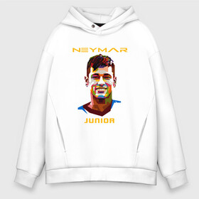 Мужское худи Oversize хлопок с принтом Neymar Junior в Новосибирске, френч-терри — 70% хлопок, 30% полиэстер. Мягкий теплый начес внутри —100% хлопок | боковые карманы, эластичные манжеты и нижняя кромка, капюшон на магнитной кнопке | Тематика изображения на принте: brasil | brazil | football | france | neymar | psg | sport | бразилия | гол | кубок | мяч | неймар | псж | спорт | франция | футбол | футболист | чемпион