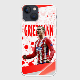 Чехол для iPhone 13 mini с принтом Антуан Гризманн | Antoine Griezmann (+спина) (Z) в Новосибирске,  |  | Тематика изображения на принте: antoine griezmann | антуан гризманн | атлетико | барса | барселона | гризман | реал сосьедад | сборная франции