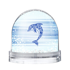 Игрушка Снежный шар с принтом Дельфин в Новосибирске, Пластик | Изображение внутри шара печатается на глянцевой фотобумаге с двух сторон | cute | dolphin | два дельфина | дельфин | дельфин в море | дельфинами | милый | мир | подводный