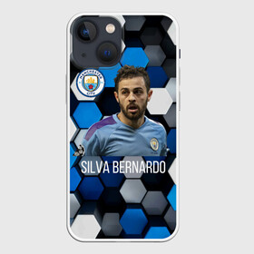 Чехол для iPhone 13 mini с принтом Silva Bernardo Манчестер Сити в Новосибирске,  |  | manchester city | бернарду силва | манчестер сити | сборная португалии | футбол | футболист