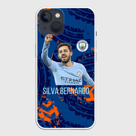 Чехол для iPhone 13 с принтом Silva Bernardo Манчестер Сити в Новосибирске,  |  | manchester city | бернарду силва | манчестер сити | сборная португалии | футбол | футболист