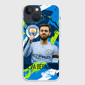 Чехол для iPhone 13 mini с принтом Silva Bernardo Манчестер Сити в Новосибирске,  |  | manchester city | бернарду силва | манчестер сити | сборная португалии | футбол | футболист