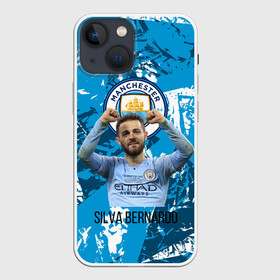 Чехол для iPhone 13 mini с принтом Silva Bernardo Манчестер Сити в Новосибирске,  |  | manchester city | бернарду силва | манчестер сити | сборная португалии | футбол | футболист