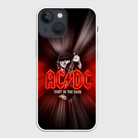 Чехол для iPhone 13 mini с принтом AC DC: Angus Young в Новосибирске,  |  | ac | ac dc | ac|dc | angus young | dc. logo | hard | rock | ангус янг | логотип