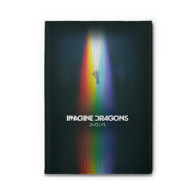 Обложка для автодокументов с принтом Imagine Dragons Evolve в Новосибирске, натуральная кожа |  размер 19,9*13 см; внутри 4 больших “конверта” для документов и один маленький отдел — туда идеально встанут права | believer | dan reynolds | dragons | evolve | imagine | indie | pop | rock | имежин дрэгонс | инди | поп | рок