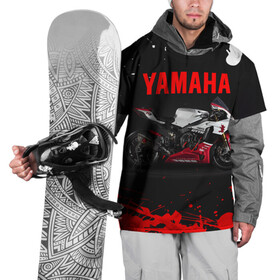Накидка на куртку 3D с принтом YAMAHA [004] в Новосибирске, 100% полиэстер |  | moto | yamaha | мотоцикл | ямана | ямаха