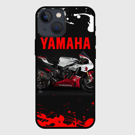 Чехол для iPhone 13 mini с принтом YAMAHA [004] в Новосибирске,  |  | Тематика изображения на принте: moto | yamaha | мотоцикл | ямана | ямаха