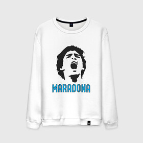 Мужской свитшот хлопок с принтом Maradona Scream в Новосибирске, 100% хлопок |  | argentina | maradona | messi | sport | аргентина | гол | диего | марадона | месси | мяч | рука бога | спорт | футбол | чемпион